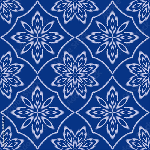 Seamless Pattern are unique, Ikat, Abstract, thoughtfully-researched and culturally accurate,
Background, wall arts and home decoration, cover and packaging design yet contemporary in style.
