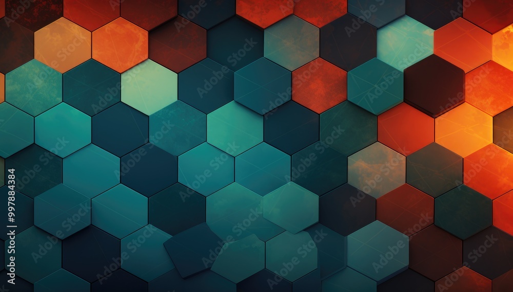 Modern Pattern Geometric, techie hexagonal based texture Modern Pattern Geometric, techie hexagonal based texture