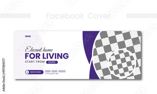 Modern Real Estate design template.