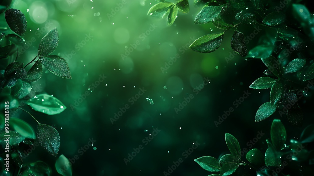 Green Foliage Background Green Foliage Background