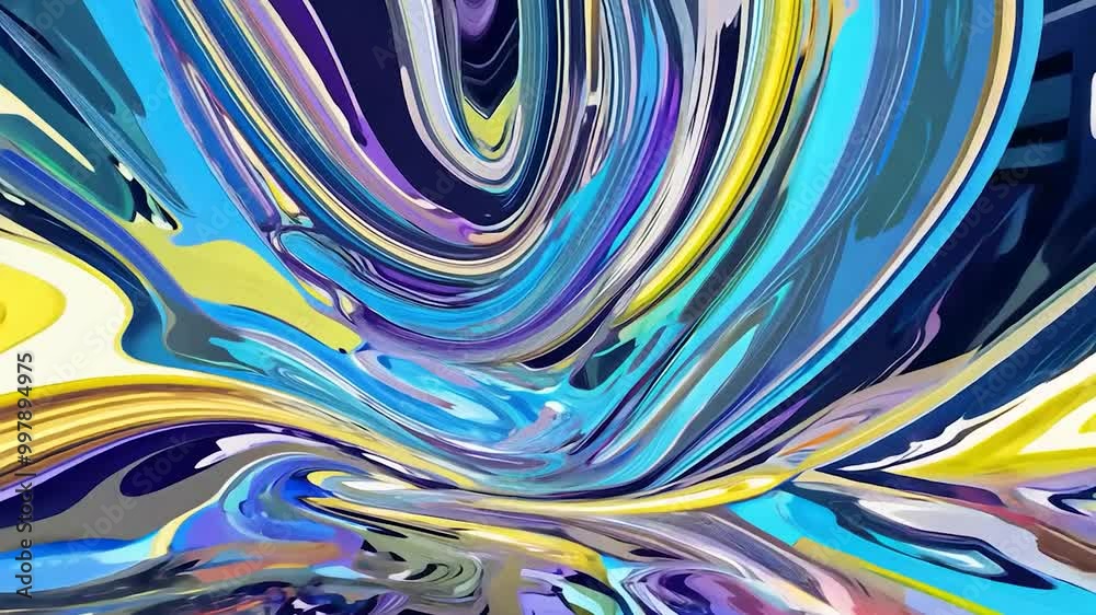 Vibrant colors mix and swirl, creating an abstract background that captivates with its mesmerizing visual effects. The fluid motion evokes a sense of energy and creativity Vibrant colors mix and swirl, creating an abstract background that captivates with its mesmerizing visual effects. The fluid motion evokes a sense of energy and creativity