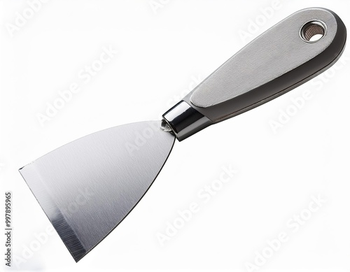 Putty knife scraper isolated background, Generative AI