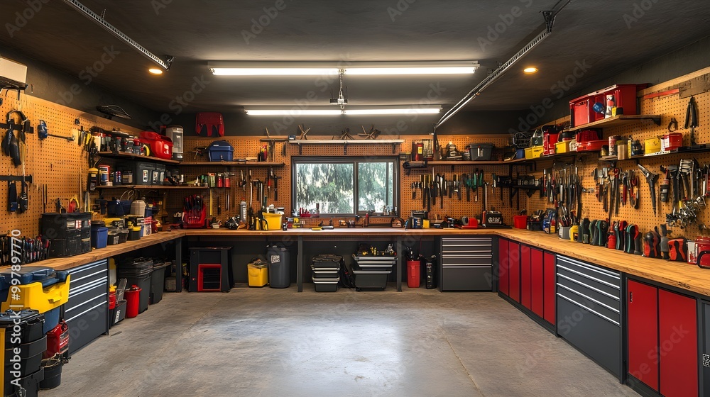 interior of garage interior of garage