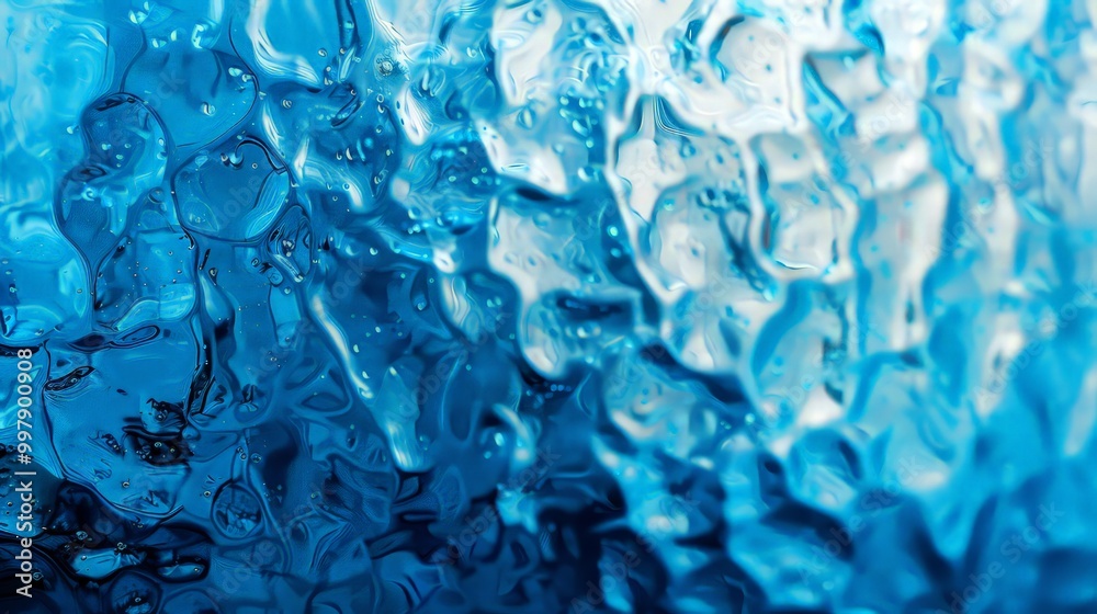 Abstract crystal background in blue colors with refracting of light and highlights on the facets Abstract crystal background in blue colors with refracting of light and highlights on the facets