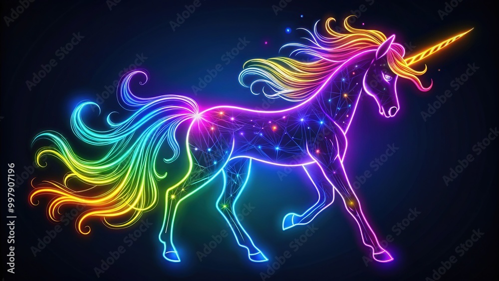 Enchanting Unicorn Outline Design for Magical Themes, Illustrations, and Creative Projects Enchanting Unicorn Outline Design for Magical Themes, Illustrations, and Creative Projects