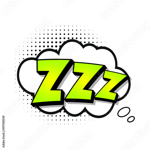Comic Expression Zzz Comic Text Comic Book Pop Art
