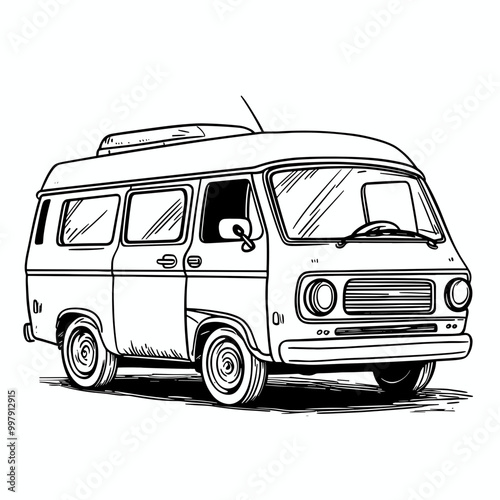 Cute Kawaii bus Coloring Pages Kids