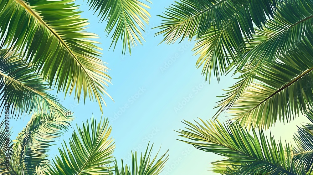 Palm Trees Canopy Palm Trees Canopy
