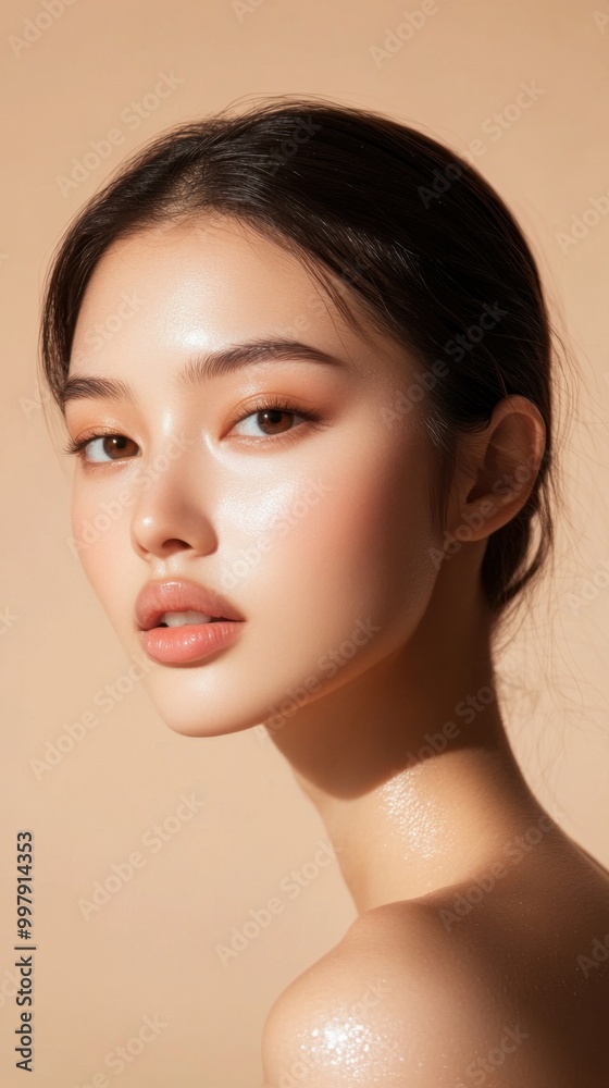 Radiant Asian Woman with Smooth Complexion Radiant Asian Woman with Smooth Complexion