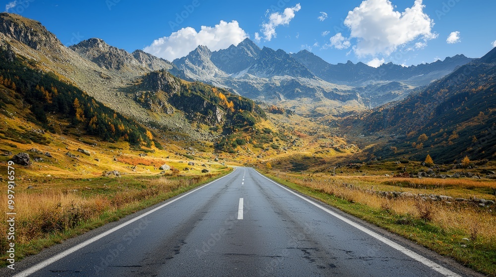 Fototapeta premium Transfagarasan in autumn