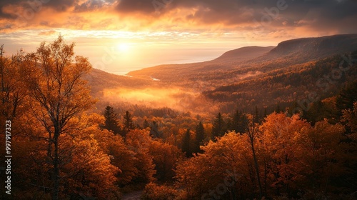 Cabot Trail in autumn