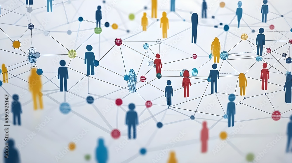 Community Connections, Feature a map or network design showing the connections within the community. Community Connections, Feature a map or network design showing the connections within the community.