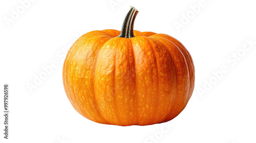 Pumpkin isolated on white and transparent background