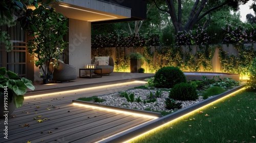 Outdoor Modern Lighting. Illuminate Your Garden with Waterproof LED Lighting Systems