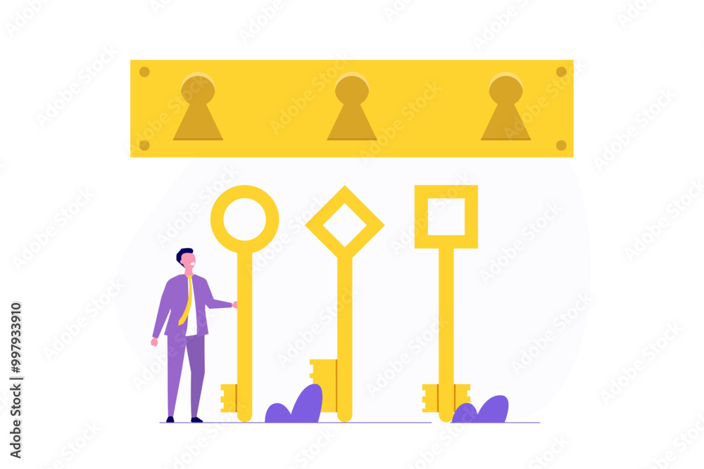 Passwords from different accounts, protecting personal data concept. Passwords from different accounts, protecting personal data concept.