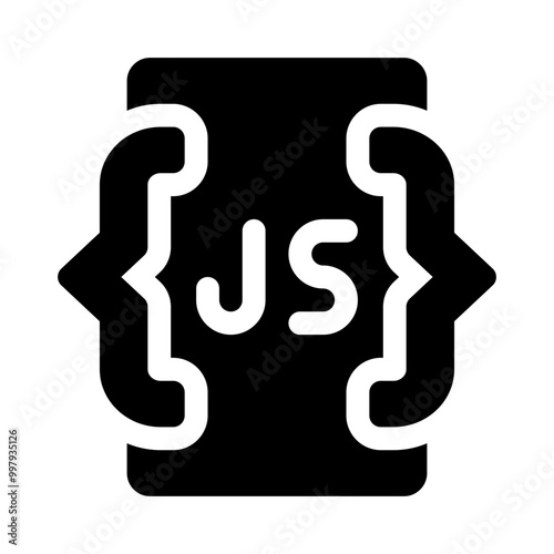 JavaScript Logo glyph icon