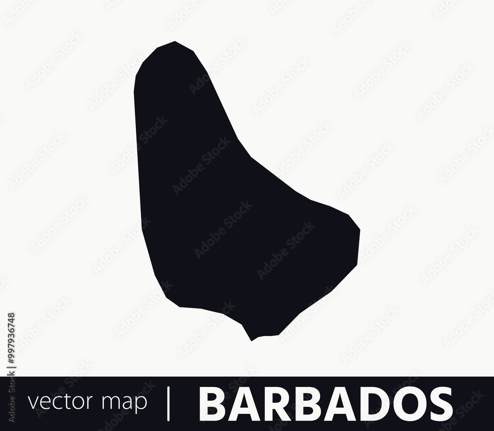 High Detailed Vector Map - Barbados High Detailed Vector Map - Barbados