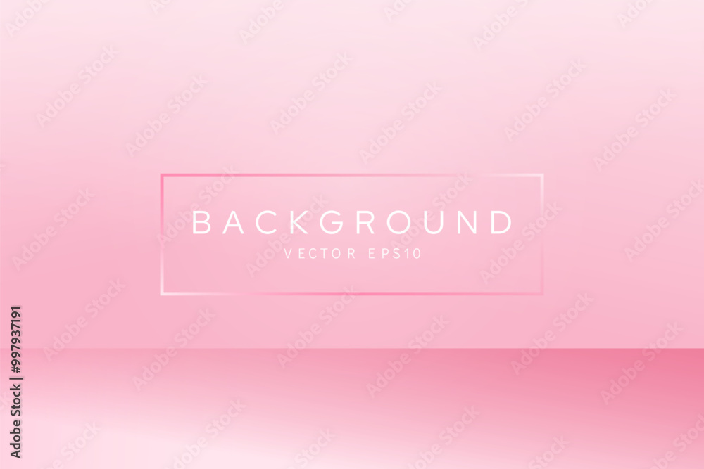 Soft light pink gradient room background with floor for product placement, female breast cancer awareness theme, vector design Soft light pink gradient room background with floor for product placement, female breast cancer awareness theme, vector design