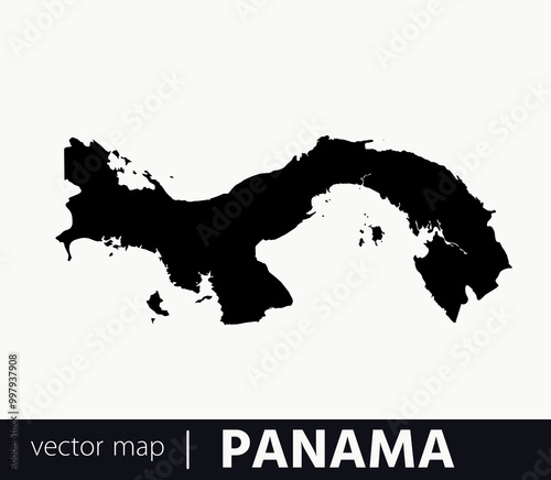 High Detailed Vector Map - Panama 