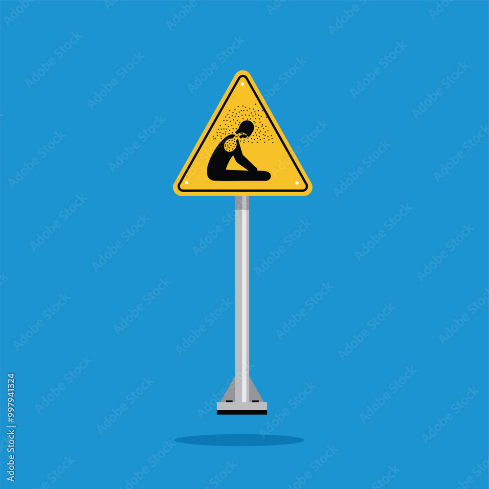 apshyxiating atmoshphere area warning sign on yellow triangle board. Suitable for posters and web icons
apshyxiating atmoshphere area warning sign on yellow triangle board. Suitable for posters and web icons