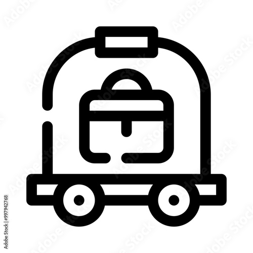 Bellhop line icon
