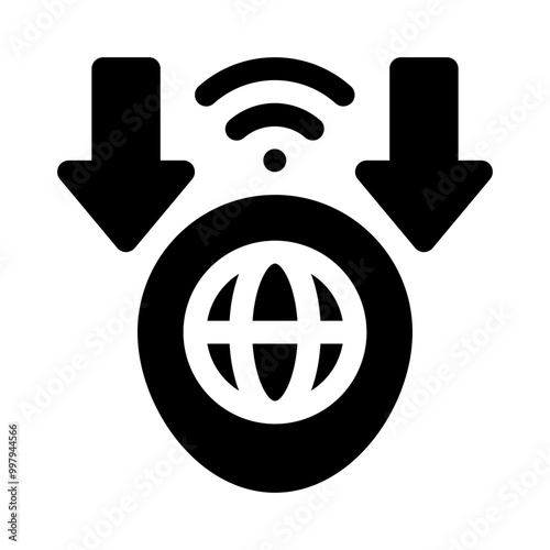Wi glyph icon
