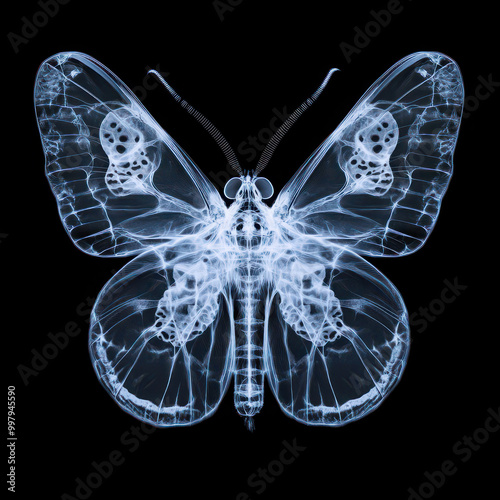 Butterfly X-ray photograph