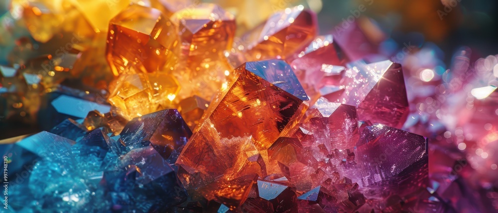 Microscopic Examination of Raw Mineral Crystals Microscopic Examination of Raw Mineral Crystals