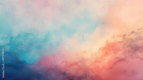 A minimalist painting with soft gradients of pastel colors, blending seamlessly from one to the next, evoking a calm and tranquil atmosphere. 8k UHD, suitable for high-quality printing or digital 