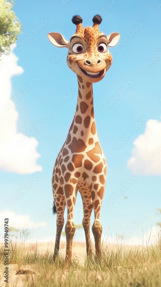 Obraz premium Giraffe in the wild