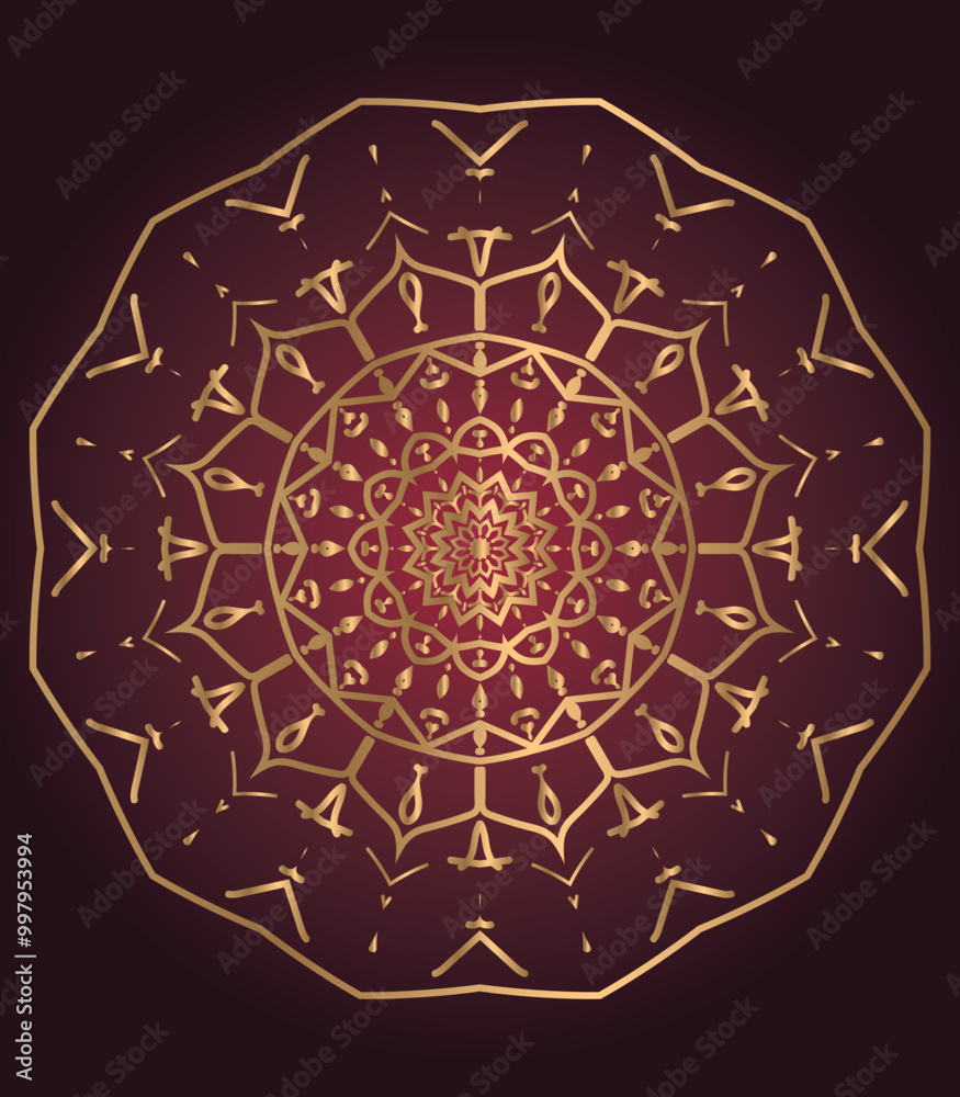 Color Mandala design