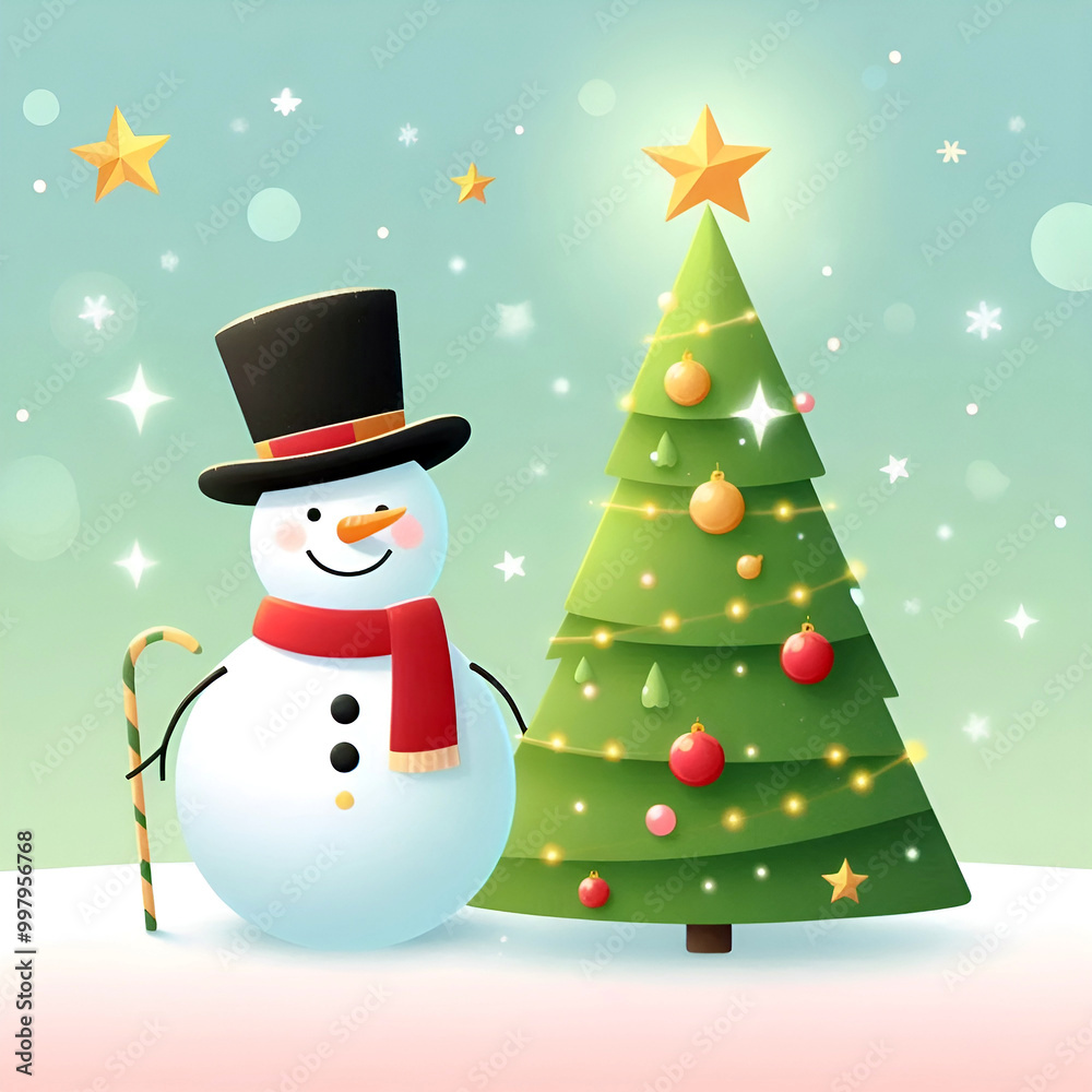 Festive Christmas Background with Tree, Red Baubles, and Twinkling Lights Festive Christmas Background with Tree, Red Baubles, and Twinkling Lights