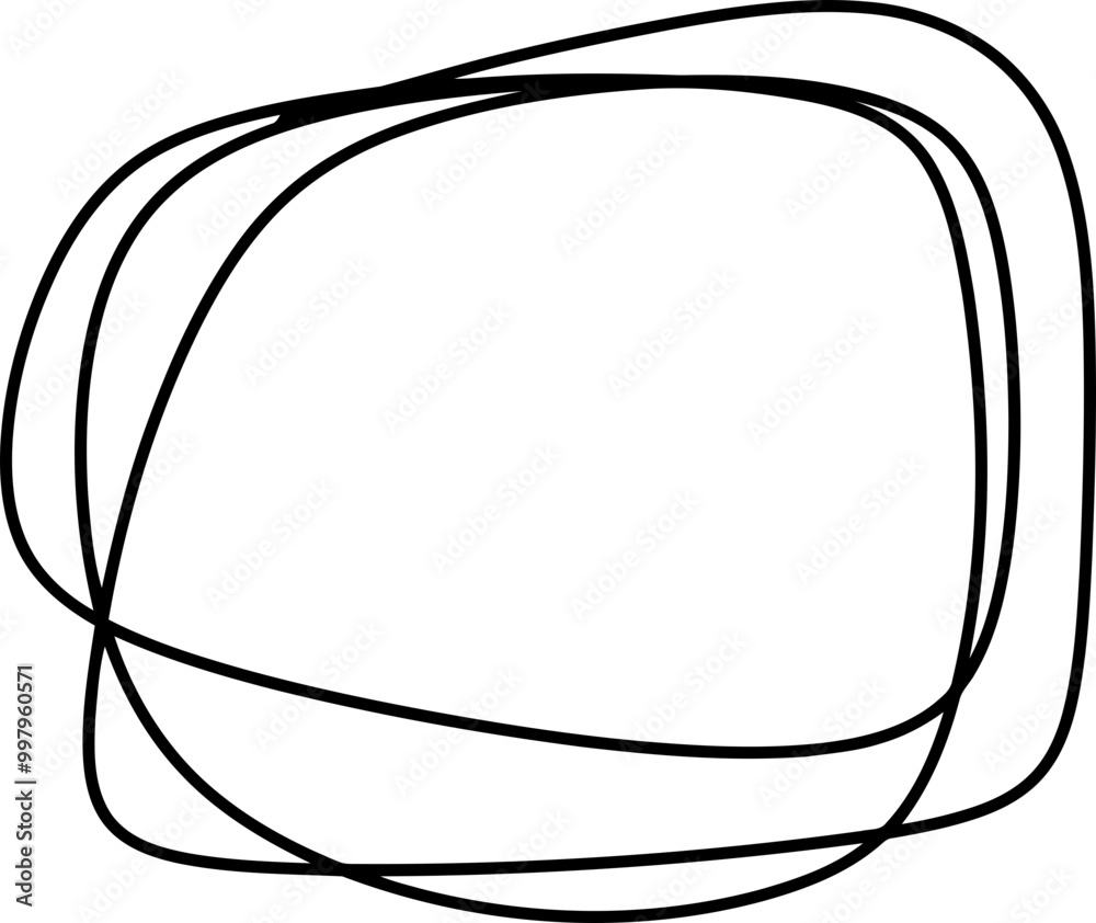 hand drawn square frames line border hand drawn square frames line border