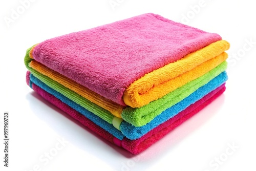 Wide-Angle colored bath cotton towel soft terry cloth texture