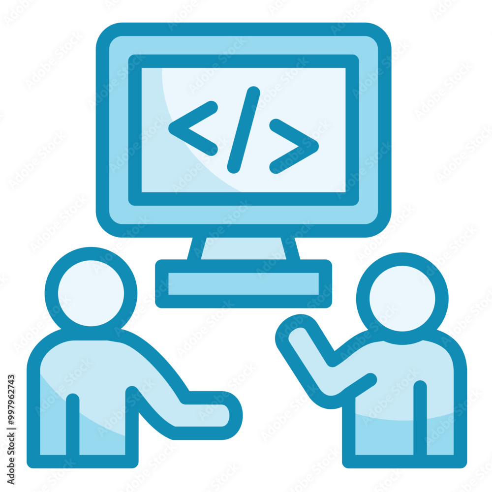 Pair Programming Icon Pair Programming Icon