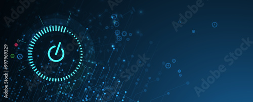 Futuristic algorithms at work transforming raw data into business intelligence