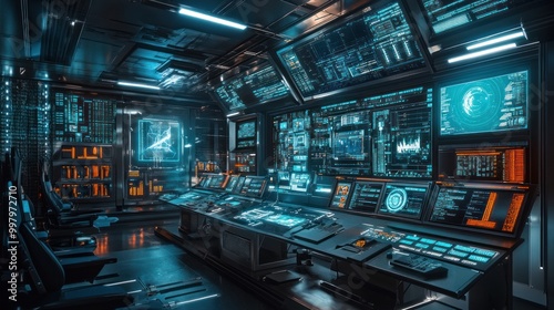 Futuristic Control Room