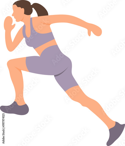 Running People Illustration