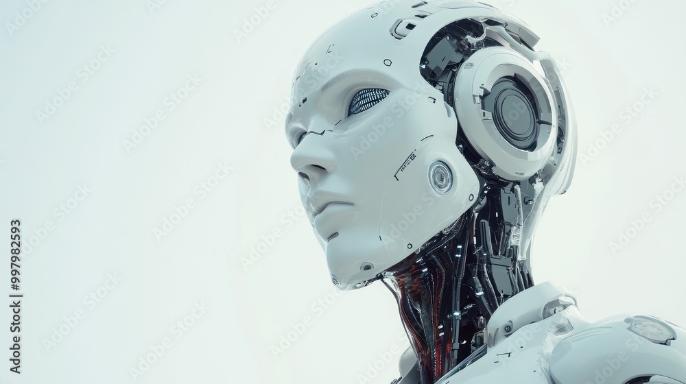 Artificial Intelligence Robot Head Artificial Intelligence Robot Head