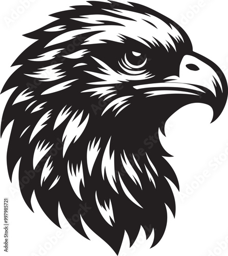 Eagle logo template design vector