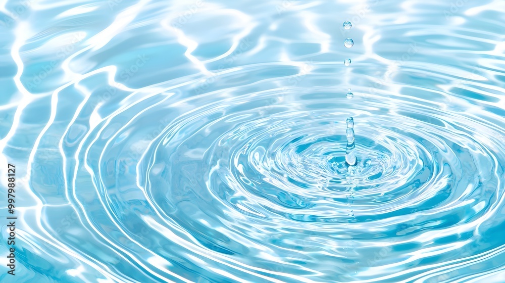 Water Drop Ripples Abstract Water Drop Ripples Abstract