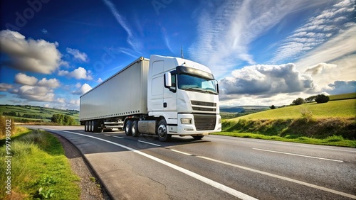 Fisheye British road transport photo