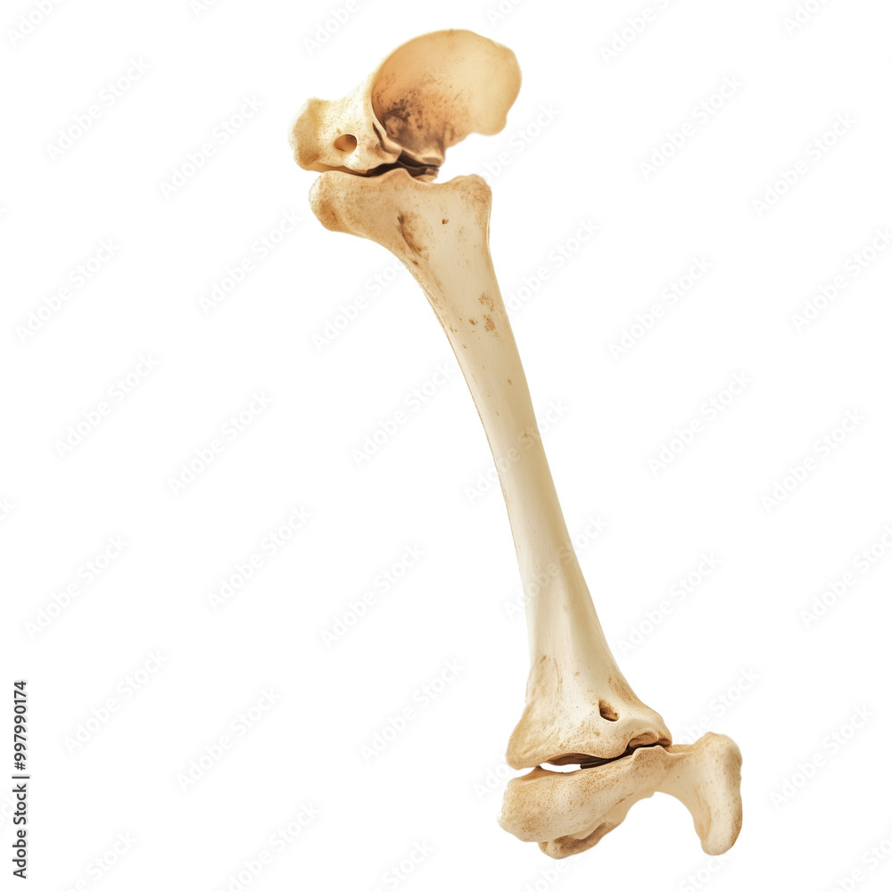 Fototapeta premium Bone isolated on a transparent background