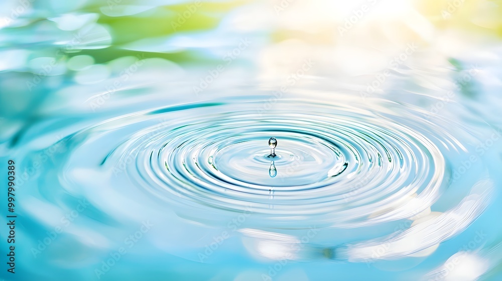 Water Drop Ripples Abstract Water Drop Ripples Abstract