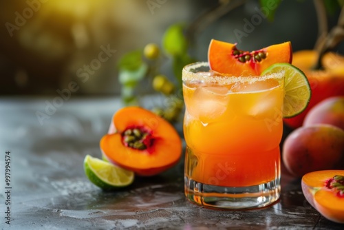  Refreshing Peach Margarita with Lime and Salt for a Perfect Summer Cocktail Inspiration