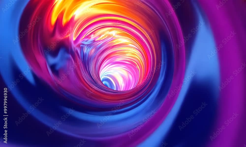 Abstract Swirling Tunnel of Light Abstract Swirling Tunnel of Light