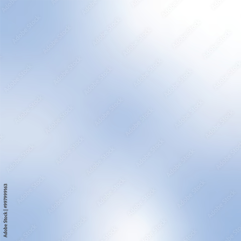 Soft Blue Cloudy Sky Gradient Background