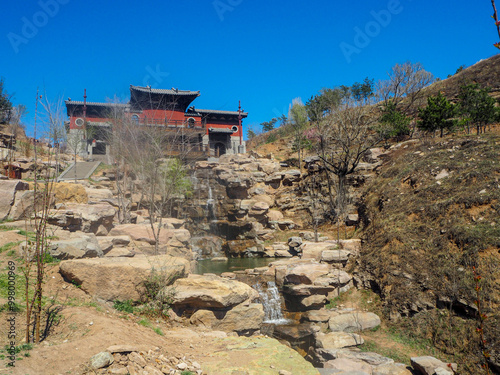 Yungang Grottoes scenic areas in Datong, Shanxi Province, China. photo