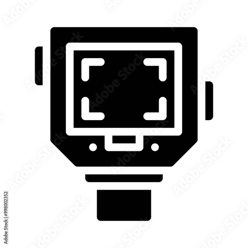 thermal imaging glyph icon