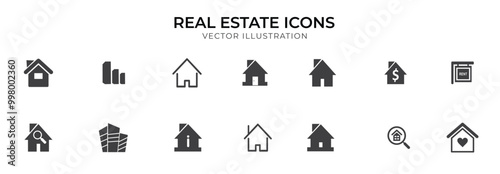 Real estate icons